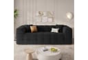 HawthyHome Sofa 2-3 Sitzer Chenille Modern Schwarz Bild 2