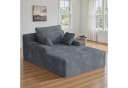 HawthyHome Schlafsofa Cordstoff Relaxsofa Beige Bild 2