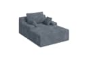 HawthyHome Schlafsofa Cordstoff Relaxsofa Beige Bild 3