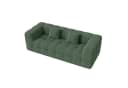 HawthyHome Sofa 2-3 Sitzer Grün Chenille Modern Bild 3