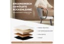 HawthyHome Esszimmerstuhl 2er-Set Schwarz Grau Mid-Century Bild 4
