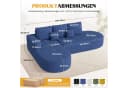 HawthyHome Ecksofa Beige Cordsamt Modul Bild 1