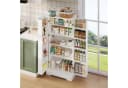 ANYSUN Mehrzweckschrank Weiß mit LED-Sensorleuchte und höhenverstellbaren Böden Bild 5