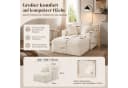 ANYSUN Sofa Cord-Schlafsofa mit 2 Kissen, Bequemes Schlafsofa, Loungesofa, Ohne Montage Bild 4