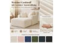 ANYSUN Sofa Cord-Schlafsofa mit 2 Kissen, Bequemes Schlafsofa, Loungesofa, Ohne Montage Bild 5