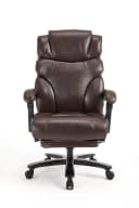 AISALL Bürostuhl Chefsessel PU mit Fußstütze, ergonomischer Schreibtischstuhl Bild 2
