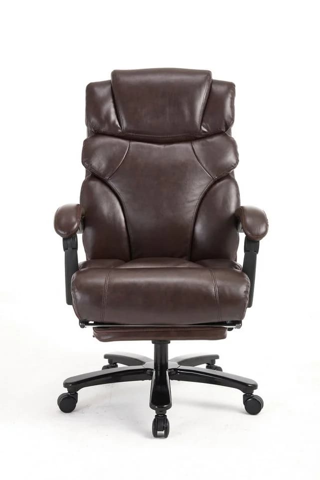 AISALL Bürostuhl Chefsessel PU mit Fußstütze, ergonomischer Schreibtischstuhl - Bild 2