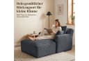 ANYSUN Loungesofa Modernes Chaiselongue-Sofa Cord Dunkelgrau Bild 2