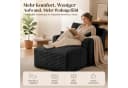 ANYSUN Loungesofa Modernes Chaiselongue-Sofa Cord Schwarz Bild 5