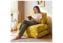 ANYSUN Loungesofa Schlafsessel Klappsofa 1-Sitzer Gelb Flanell Bild 1