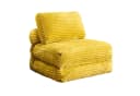 ANYSUN Loungesofa Schlafsessel Klappsofa 1-Sitzer Gelb Flanell Bild 2