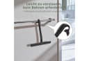 ibettertec Duschabzieher Silikon Schwarz Rutschfest 23 cm Bild 3