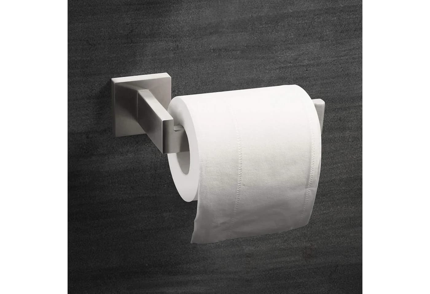 Forrlite Toilettenpapierhalter Edelstahl 16 cm gebürstet Wandhalter - Bild 2