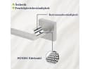 Forrlite Toilettenpapierhalter Edelstahl 16 cm gebürstet Wandhalter Bild 3