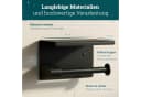 Forrlite Toilettenpapierhalter mit Ablage Edelstahl Dunkelgrau Bild 4