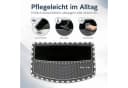 ibettertec Fußmatte 45x70 cm Schwarz Dekorativ Rutschhemmend Bild 5
