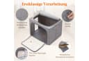 Lifewit Aufbewahrungsbox Set 2x 25L Faltbar mit Metallrahmen & Sichtfenster Bild 4