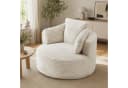 ANYSUN Relaxsessel Cord Beige Moderner Bodensessel Bild 2