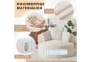 ANYSUN Relaxsessel Cord Beige Moderner Bodensessel Bild 5