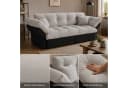 ANYSUN Schlafsofa 3-in-1 Ausziehsofa mit Schlaffunktion grau Bild 5