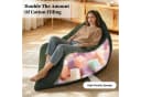 ANYSUN Übergroßer Sitzsack Cord Grau Formstabil Bild 5
