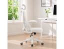ANYSUN Bürostuhl ergonomisch Schwarz/Gold Carbonstahl Bild 3