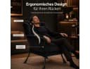 ANYSUN Loungesessel Schwarz Samt Nackenstütze Relaxsessel Bild 3