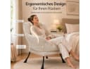 ANYSUN Loungesessel Relaxsessel Samt Grau Ergonomisch Bild 3