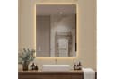 ANYSUN LED Wandspiegel Silber 70x90 cm mit Anti-Beschlag & Touch-Steuerung Bild 1