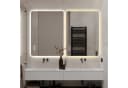 ANYSUN LED Wandspiegel Silber 70x90 cm mit Anti-Beschlag & Touch-Steuerung Bild 3