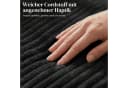 ANYSUN Cord-Schlafsofa Schwarz 2-in-1 Bodensofa mit Schaumstoffpolsterung Bild 4