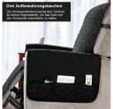 ANYSUN Sesselschoner Liegesofa Sesselbezug, Wasserdicht, Anti-Schmutz, Waschbar, Schwarz Bild 3