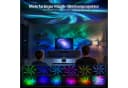 ANYSUN LED-Sternenhimmel Projektor 58 Farben 15 Einschlafmusik Nachtlicht Kinder Doppellinse Bluetooth-Lautsprecher Bild 3