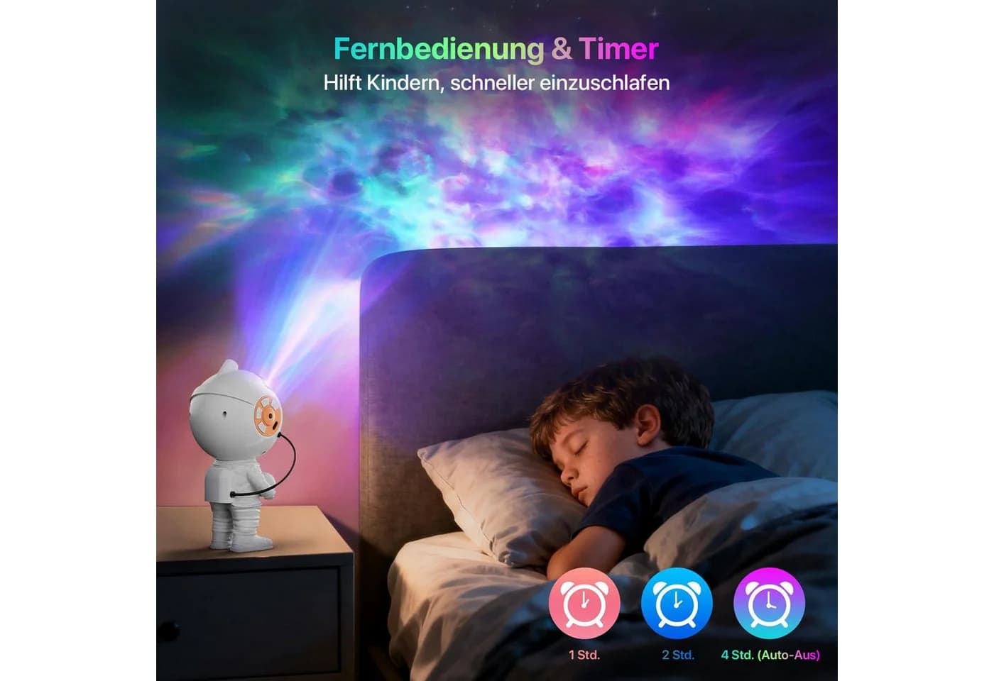 ANYSUN LED-Sternenhimmel Galaxie Sternenhimmel Astronaut Projektor - Bild 4