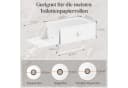 Lifewit Toilettenpapierhalter mit Feuchttücherbox Weiß Bild 1