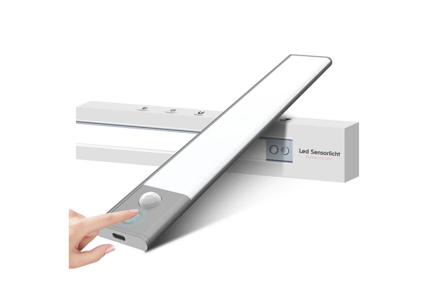 Fanttik LED Unterbauleuchte 400mm Kaltweiß 6000K mit Bewegungsmelder - Bild 2