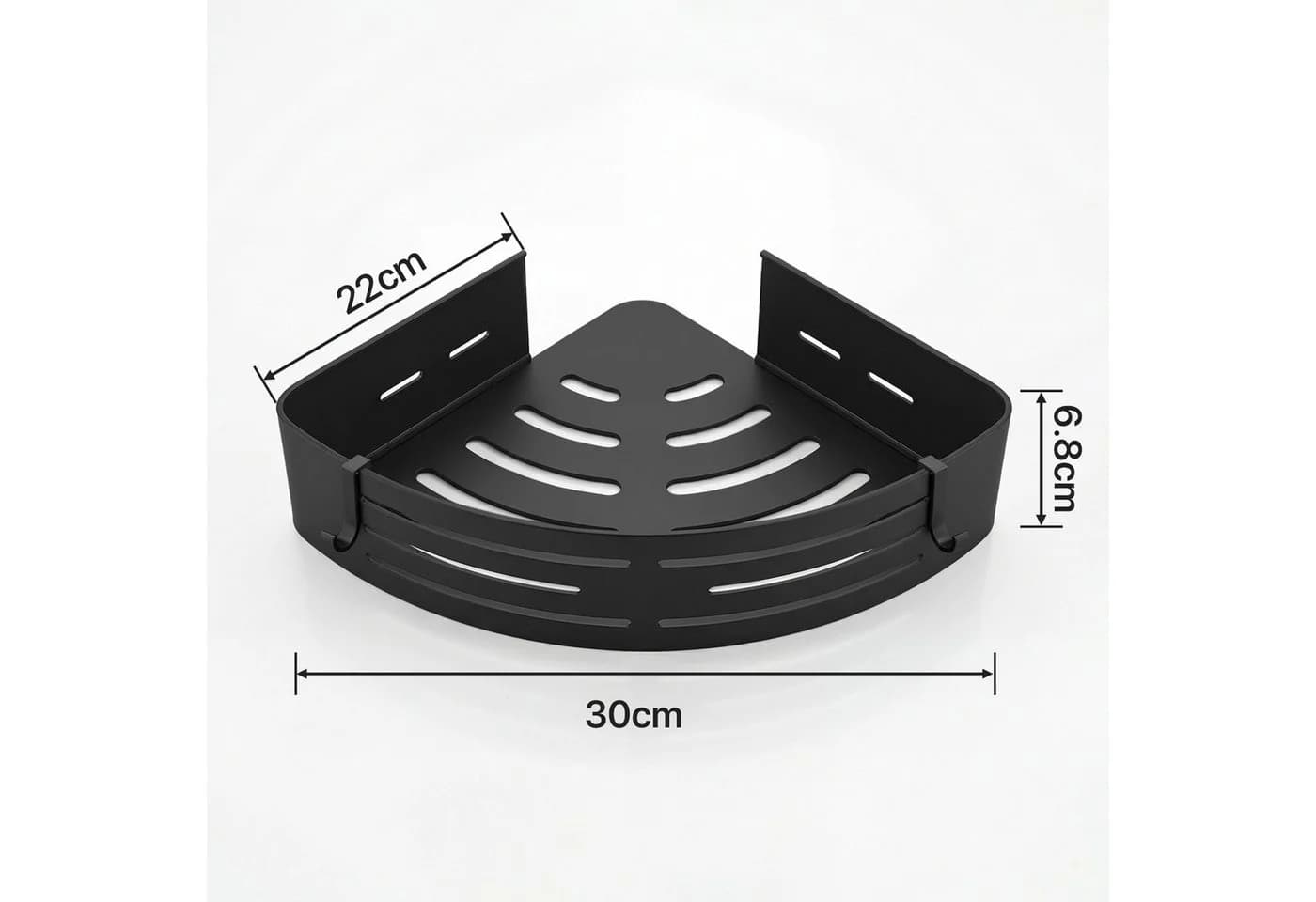 Fanttik Duschregal Duschablage ohne Bohren Badezimmer Organizer Badregal Duschregal 1-tlg. Duschkörbe für Bad Küche Toilette