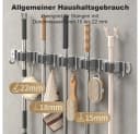 Fanttik Wandhaken Besenhalterung 4 Halter 5 Haken Edelstahl Bild 3