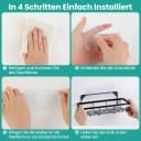 Fanttik Duschregal-Set 3-tlg. Schwarz Ohne Bohren Badezimmer Organizer Bild 5
