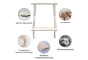 MOPUEA Makramee Wandbehang Beige Handgefertigt Boho Stil Bild 4