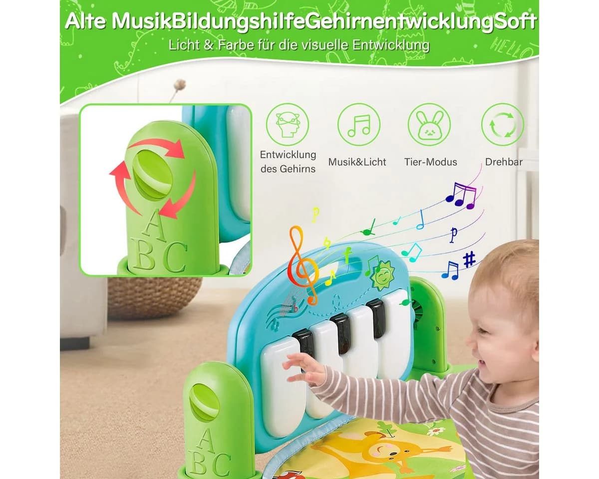 MOPUEA Krabbeldecke mit Klavier, Licht & Musik - Bild 5