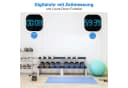 MOPUEA Digitale LED-Wanduhr mit Fernbedienung, 7-Zoll-Display, Timer & Countdown Bild 5