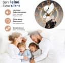 MOPUEA Wanduhr Modern Glas Transparent 30cm Bild 3