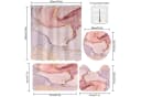 MOPUEA Duschvorhang 180x180 cm Wasserdicht Anti Schimmel Bild 3