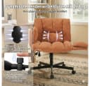 Leawin Bürostuhl Ergonomisch mit Air-Lordosenstütze & Klapparmlehnen Bild 4