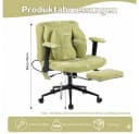 Vankel Bürostuhl Grün Ergonomisch mit Air-Lordosenstütze Bild 1
