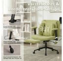 Vankel Bürostuhl Grün Ergonomisch mit Air-Lordosenstütze Bild 4