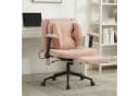Leawin Bürostuhl Rosa mit Air-Lordosenstütze und breitem Sitz Bild 2
