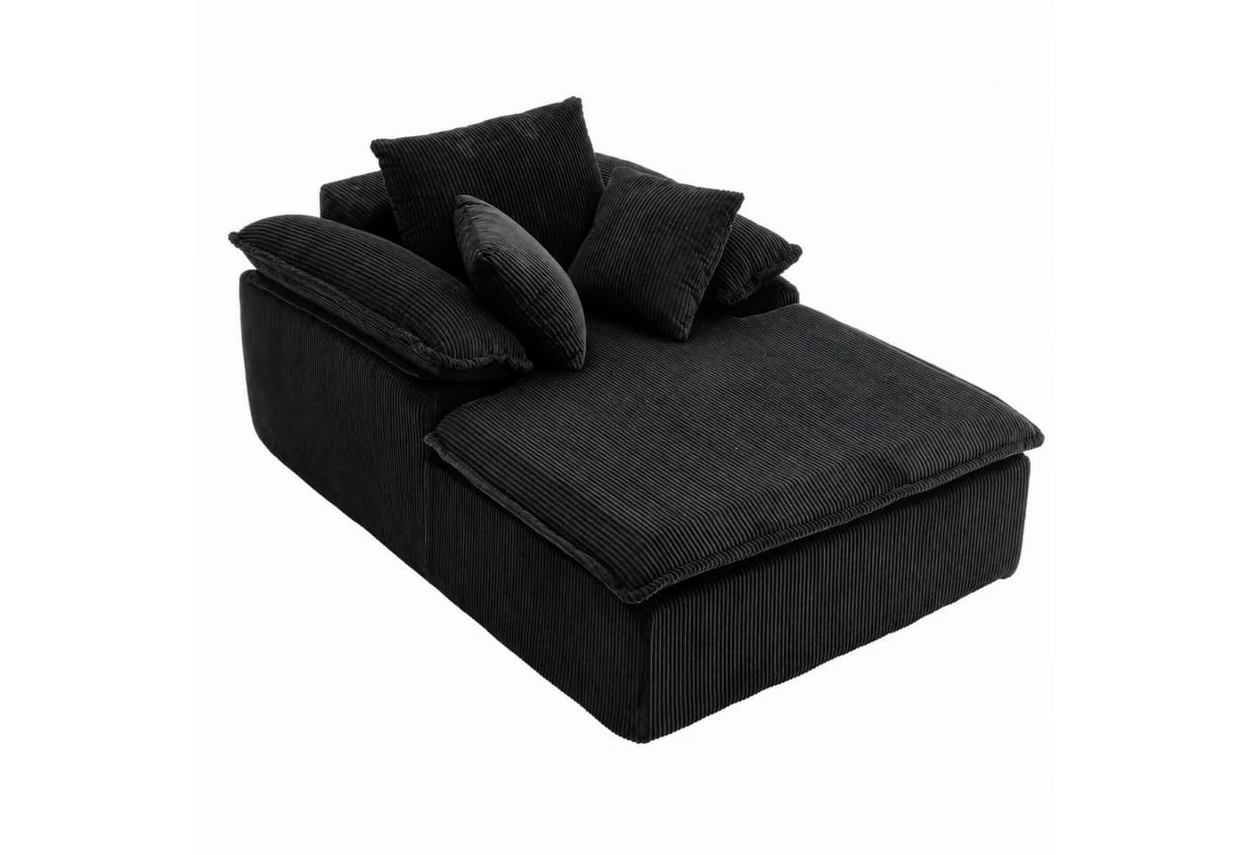 ANYSUN Relaxsessel Cord-Schlafsofa Schwarz - Bild 2