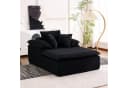 ANYSUN Relaxsessel Cord-Schlafsofa Schwarz Bild 3